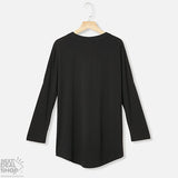 V Neck Cotton Blouse