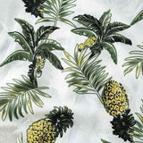 Pineapple Print Sleeveless Wide Leg Jumpsuit