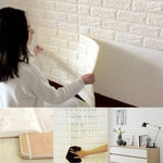 3D Brick Wall Wallpaper - A Little DIY Project to Improve Your Home!