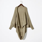 Open Knit Batwing Sleeve Cardigan