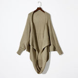 Open Knit Batwing Sleeve Cardigan