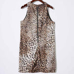 Leopard Print Shift Dress