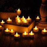 20 Pcs LED DIY Flameless Candle Lights - Perfect for Decorations! (20pc)