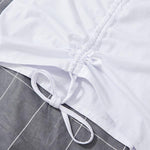 Drawstring Ruched Dress