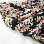 Floral Print Mini Skirt