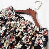 Floral Print Mini Skirt