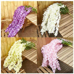 15 Strands Hanging Silk Wisteria Flower