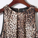 Leopard Print Shift Dress