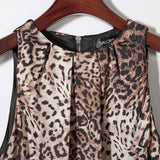 Leopard Print Shift Dress
