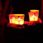 20 Pcs LED DIY Flameless Candle Lights - Perfect for Decorations! (20pc)