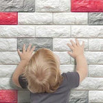 3D Brick Wall Wallpaper - A Little DIY Project to Improve Your Home!