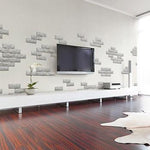 3D Brick Wall Wallpaper - A Little DIY Project to Improve Your Home!