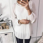 Chiffon Ruffle Blouse