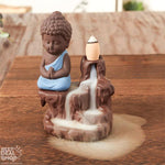 Meditating Monk Backflow Incense Burner