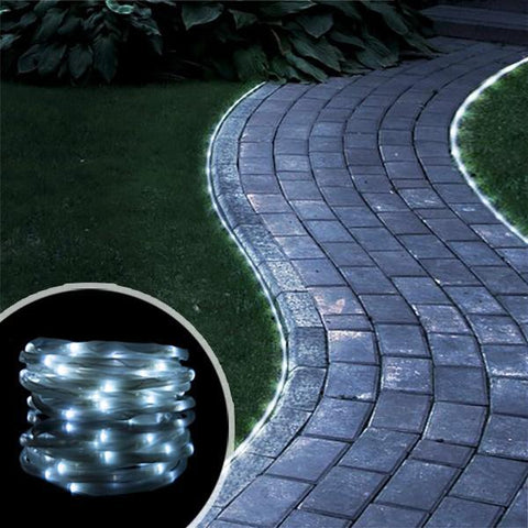 Solar-Powered Outdoor Light Strips