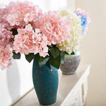 2 Pcs Artificial Hydrangea Silk Bouquet