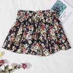 Floral Print Mini Skirt