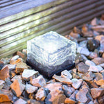 Solar-Powered Glass Brick Path Light - Heavy Duty Outdoor Lights!