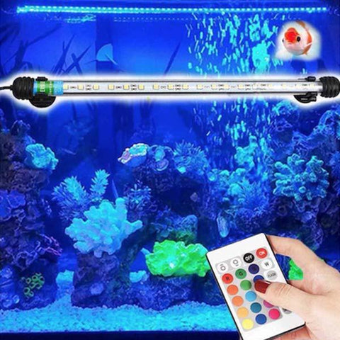 Submersible Aquarium Color-Changing Bubble LED Decoration Set