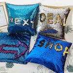 Magical Mermaid Reversible Sequin Cushion Cover