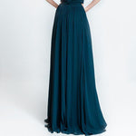Halter Neck Keyhole Bridesmaid Dress
