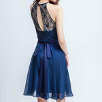 Halter Neck Lace Dress