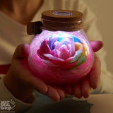 Remote Control LED Rose Jar