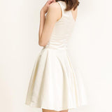 Pearl Silk Skater Dress